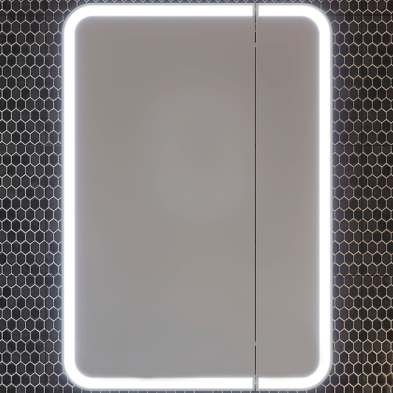 Зеркальный шкаф 70 Opadiris Элеганс 00-00006755 белый матовый 